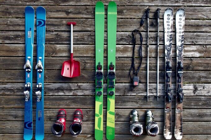 スキーの持ち物